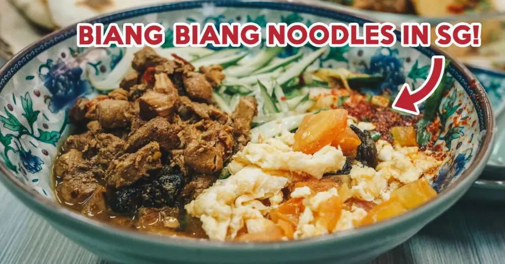Biang Biang Noodles Xi’an Famous Food Review: Biang Biang Noodles And Rou Jia Mo At Toa Payoh