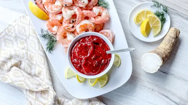 Scandinavian-Inspired Lingonberry Cocktail Sauce Recipe