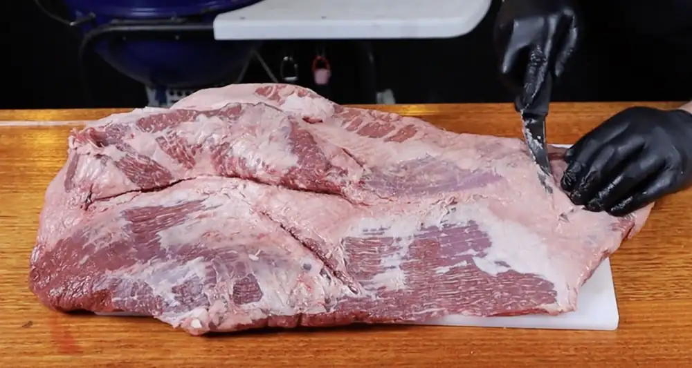 How to trim a beef skirt for smoking, step by step