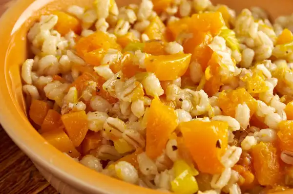 A fall dinner made with just a few ingredients. Warming groats