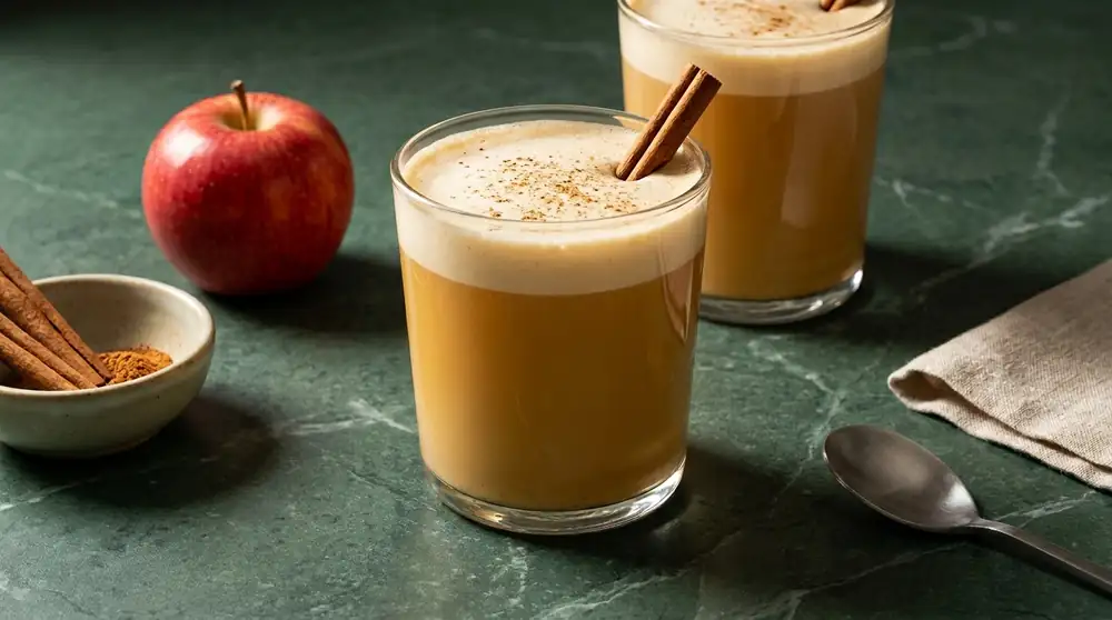 Spicy Apple Cider Chai Latte for cold days