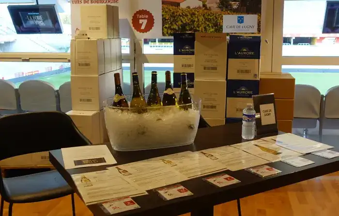 Auchan celebrates the wine fair at the Bollaert stadium in Lens