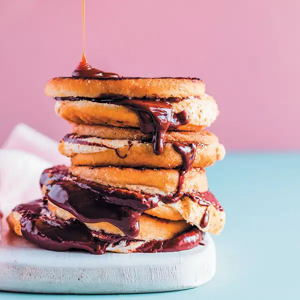 Braaied s’more doughnuts