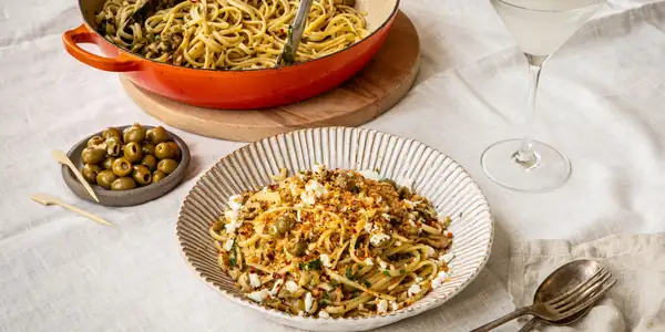 Dirty Martini Pasta Recipe