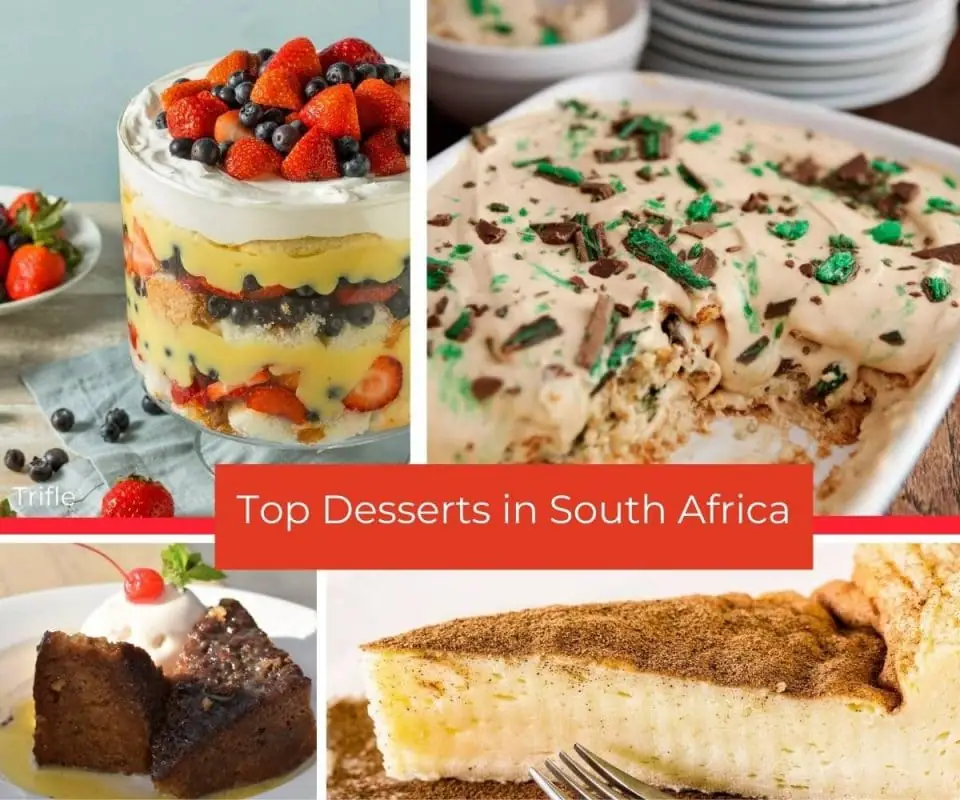 Top 20 Most Popular Desserts in South Africa