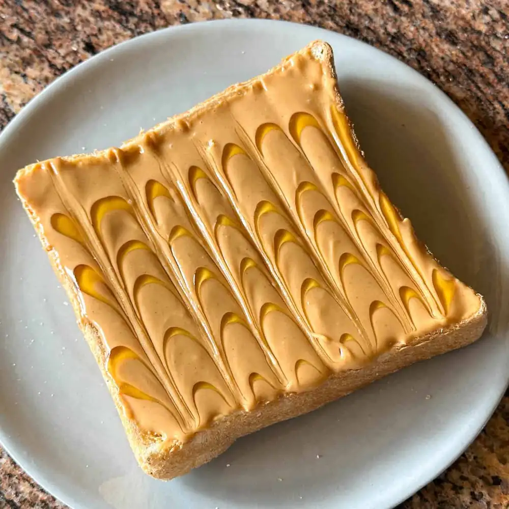 Peanut Butter and Honey Toast