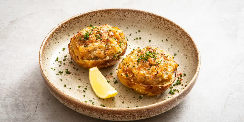 Loaded Crab Jacket Potatoes Recipe