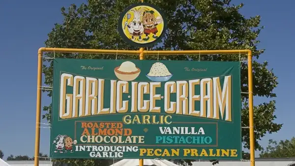 The ice cream that generates mixed opinions that you can taste in the Garlic Capital of the World