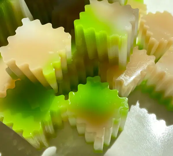Thạch Rau Câu (Vietnamese Coconut-Pandan-Coffee Jellies)