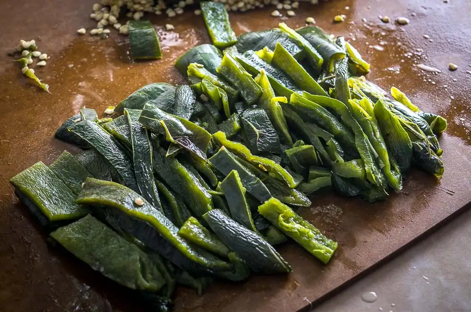 Rajas: Creamy Poblano Strips with Potatoes