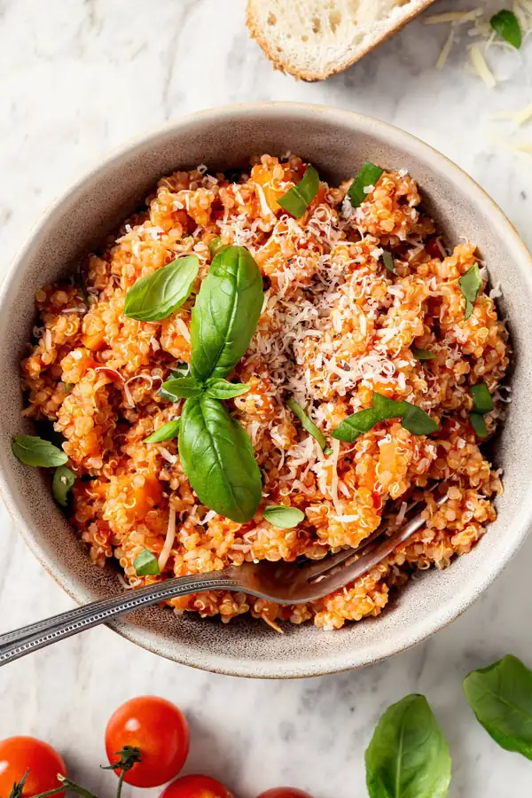 Tomato Quinoa Risotto