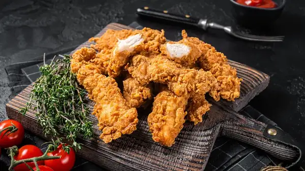 Double coating is the key to crispy fried chicken