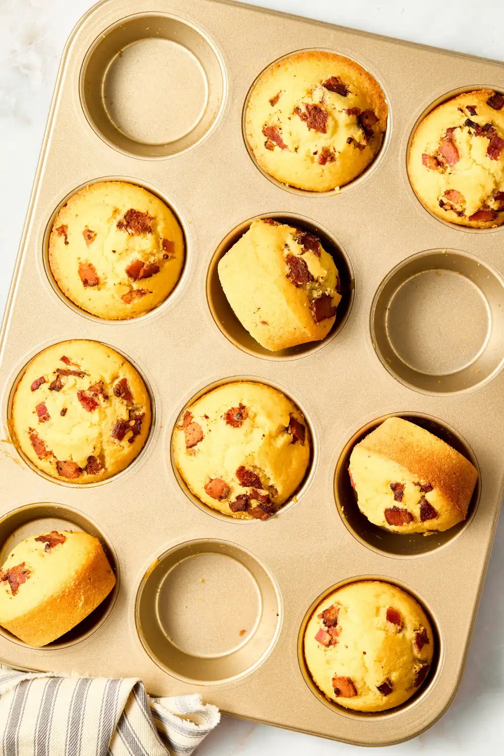 Best Corn Muffins with Bacon