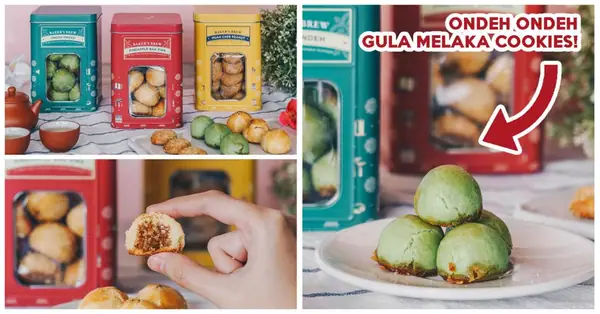 Baker's Brew Has Bak Kwa Pineapple Tarts, Muah Chee And Ondeh Ondeh Cookies For CNY