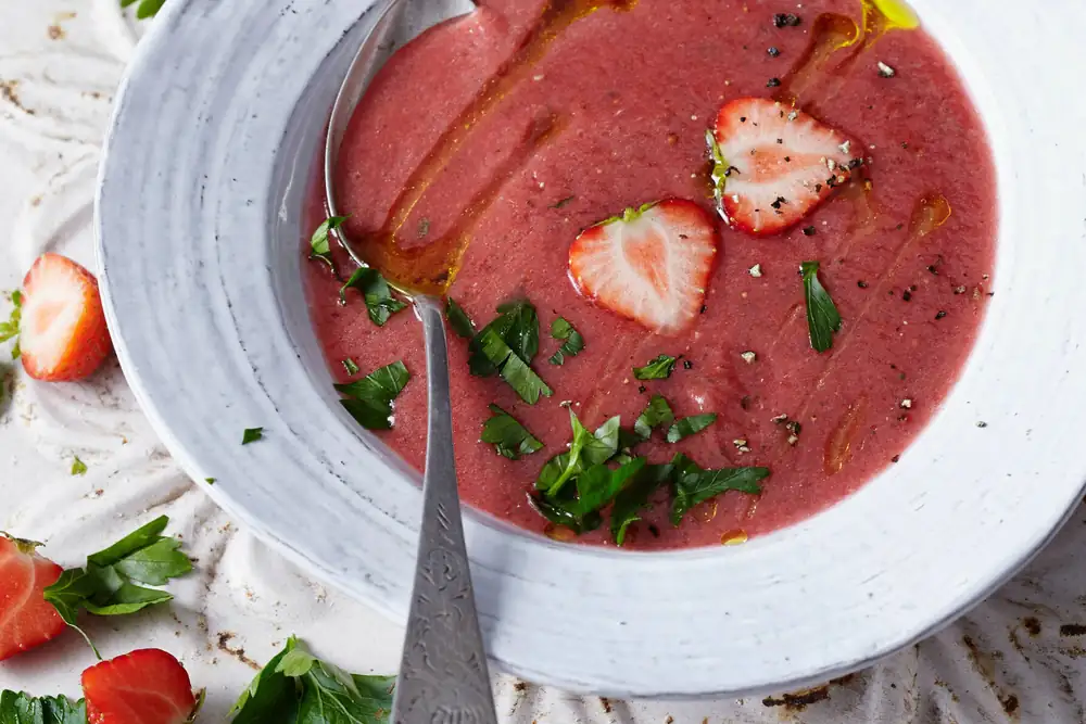 Cold soup for hot days