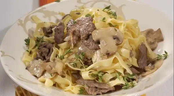 Pasta with beef