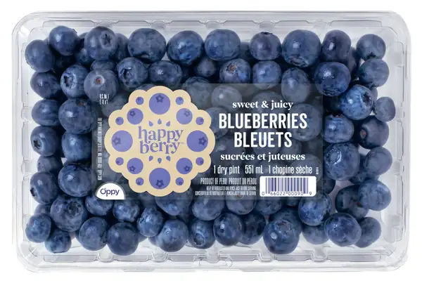 Oppy expands Happy Berry line into premium blueberry category