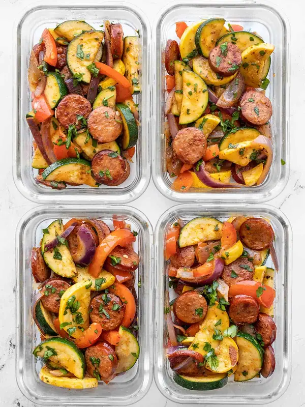 Cajun Sausage and Vegetables