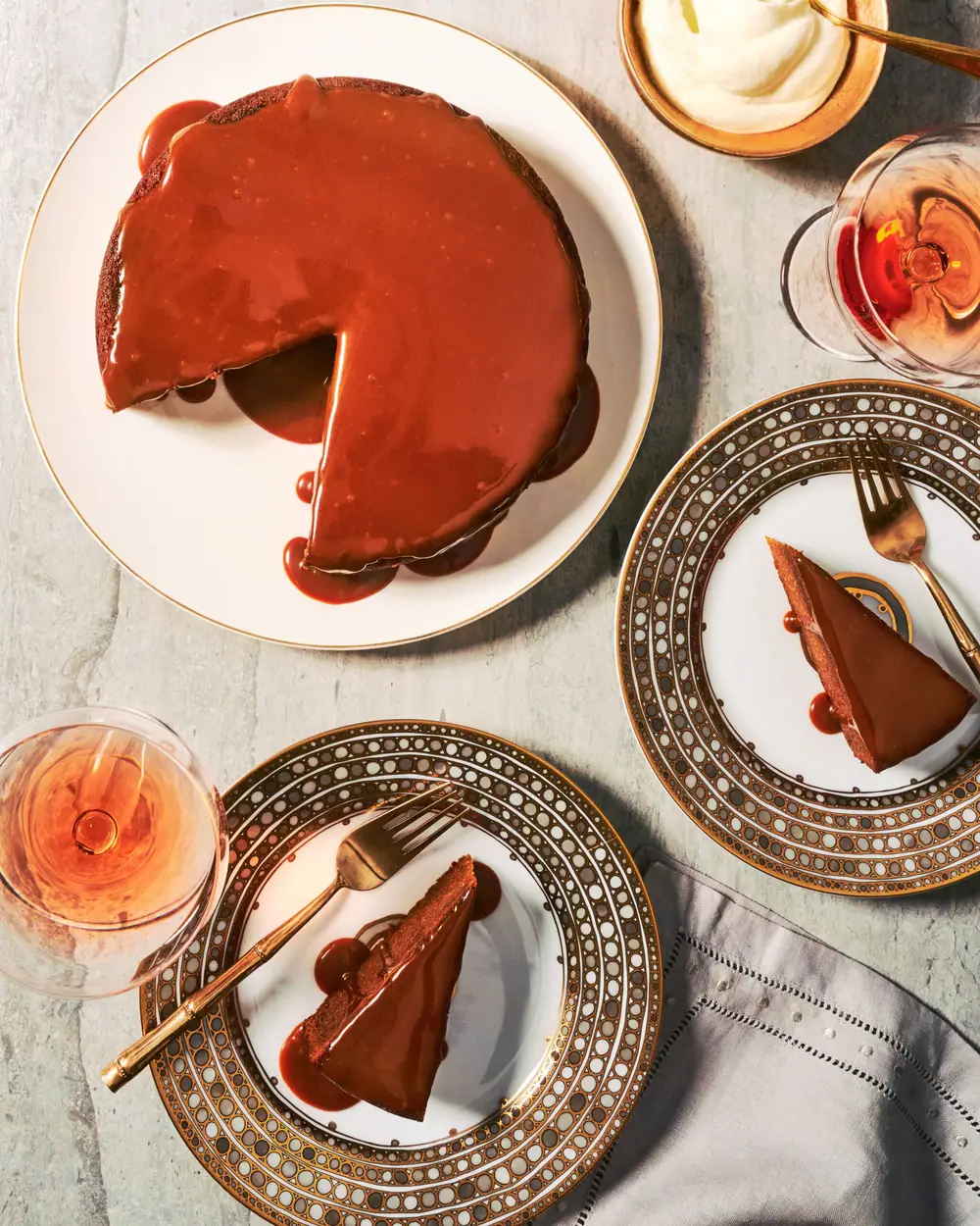Persimmon Pudding With Sticky Toffee Sauce Recipe