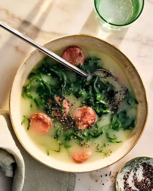 Caldo Verde Recipe (Portuguese Potato and Greens Soup)