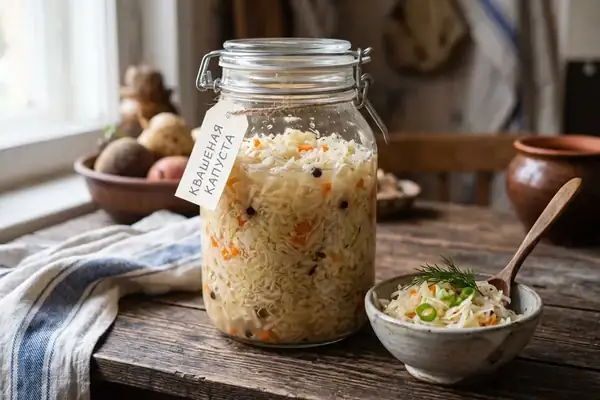 Chucrut con nuevas recetas: arándanos, manzanas, remolachas y rábano picante