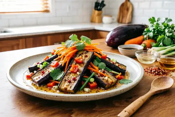 Spicy Korean-Style Eggplant: A Delicious Winter Preserve