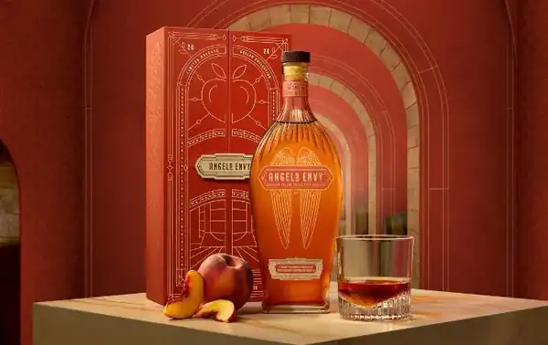 Angel's Envy finishes rye in peach brandy casks