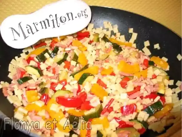 Recipe for tasty and easy vegetable crozets