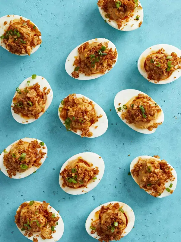 Nashville Hot Deviled Eggs