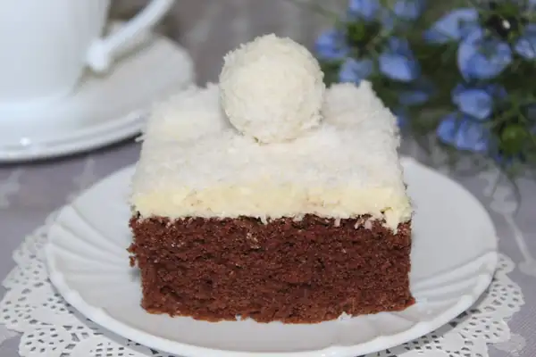 Receta de pastel Raffaello