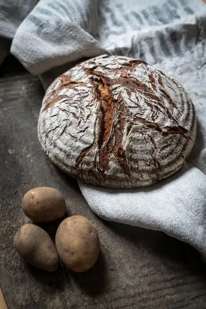 Spelt bread with figs and sourdough according to Lutz Geißler