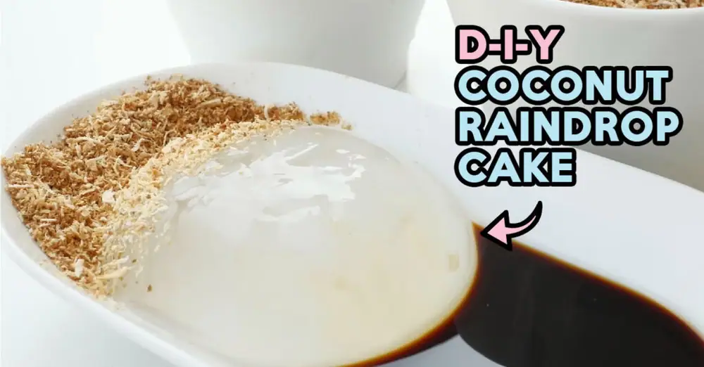 Coconut Raindrop Cake Recipe: D-I-Y Viral Japanese Dessert With A Twist