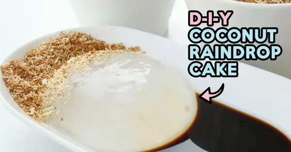 Coconut Raindrop Cake Recipe: D-I-Y Viral Japanese Dessert With A Twist