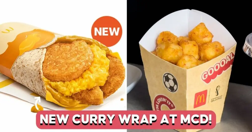 McDonald's Launches Curry Chicken Breakfast Wrap, Potato Pops Return Too