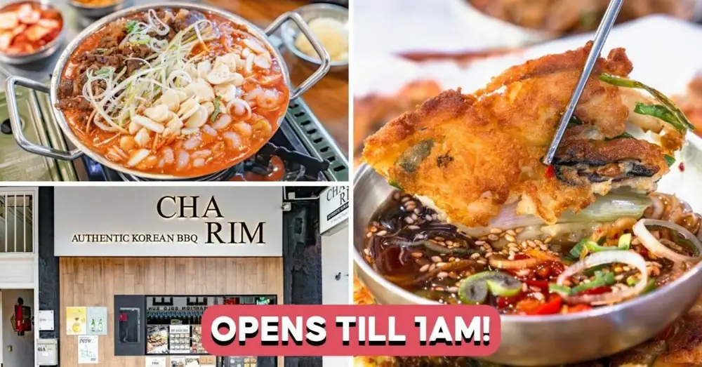 Charim Korean BBQ tiene tteokbokki de camarones y carne en el distrito financiero