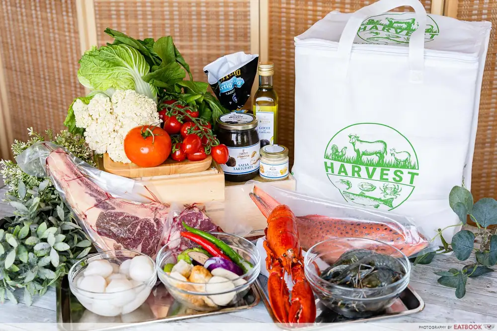 Harvest.sg: Online Grocery Has Largest Range Of Fresh Produce In SG, Including Boston Lobster, Aged Beef, And Yong Tau Foo