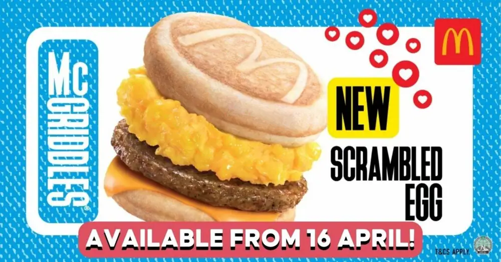 McDonald's To Launch Sausage McGriddles With Scrambled Eggs