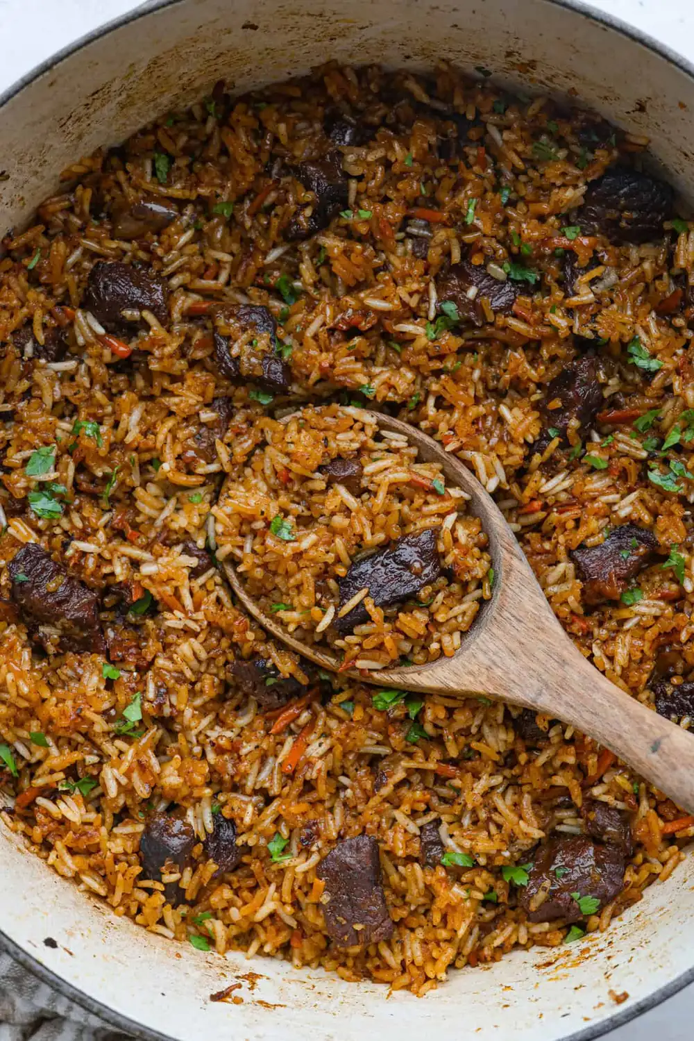 The Secret Ingredient Makes This Beef and Rice SO Good