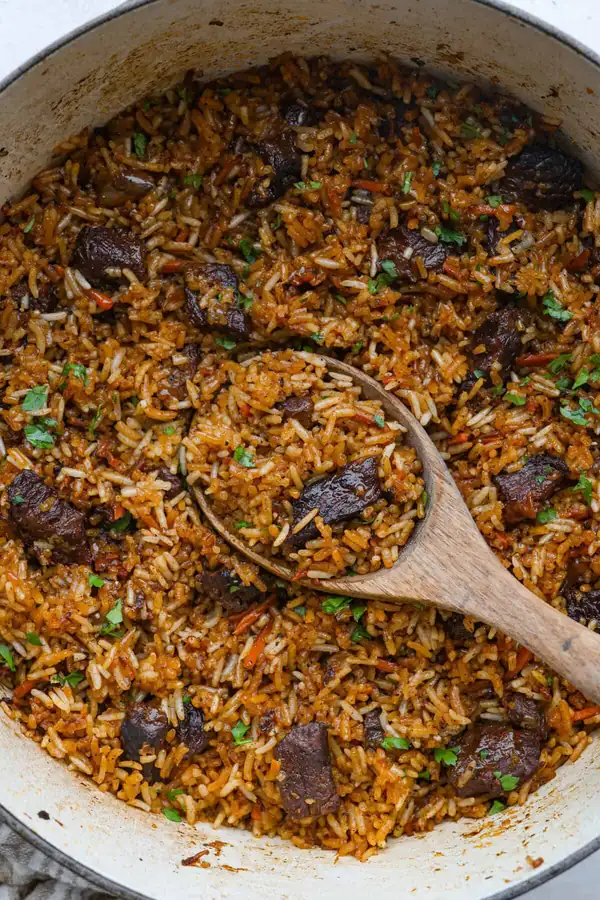 The Secret Ingredient Makes This Beef and Rice SO Good