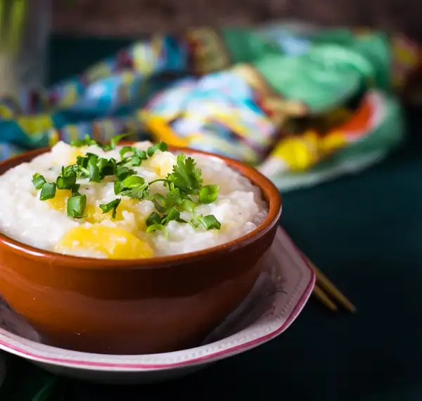 Chinese Savoury Rice Porridge Recipe With Pumpkin Recipe