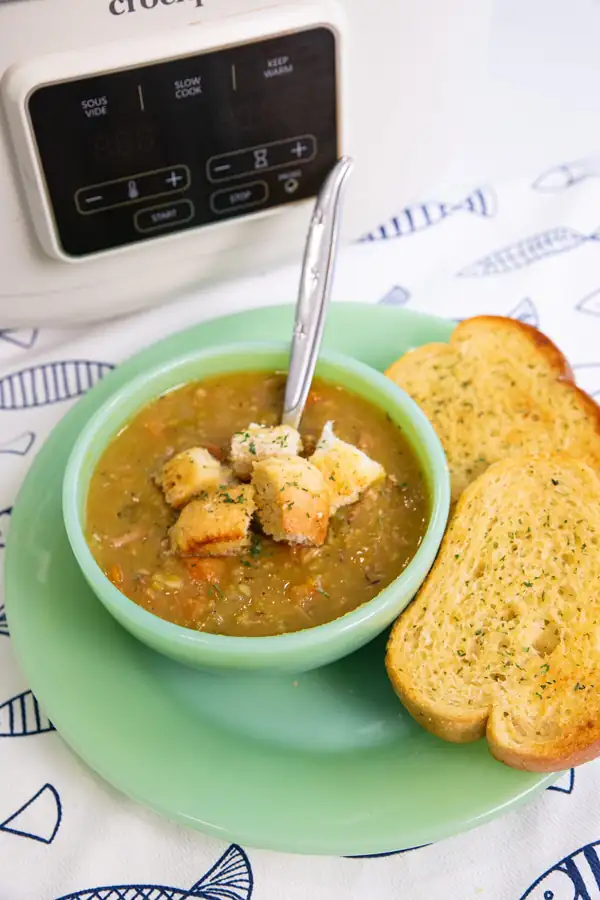 Split Pea & Ham Soup (Using the Ham Bone)