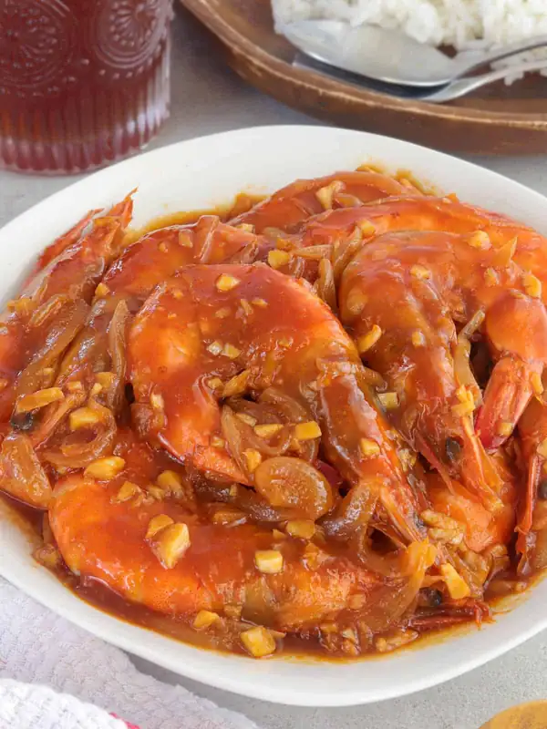 Shrimp with Oyster Sauce
