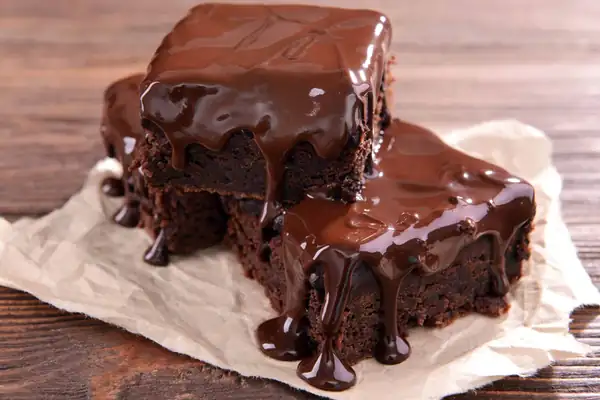 ¡Perfectos brownies de chocolate Lenten!