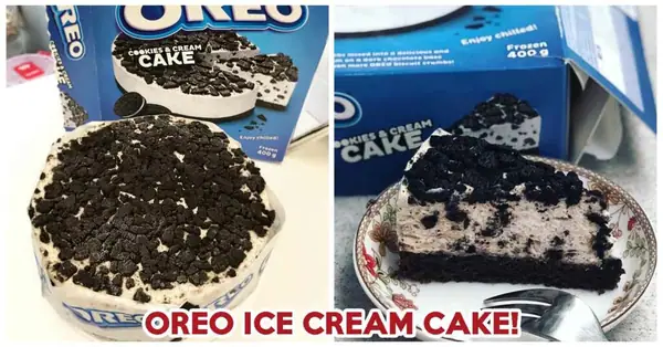 Oreo Cookies & Cream Ice Cream Cake Available In Singapore At $12.95