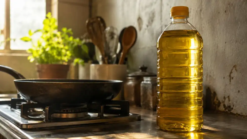 That oil sitting beside your stove may be going bad faster than you think: What heat and light do to preparation oil