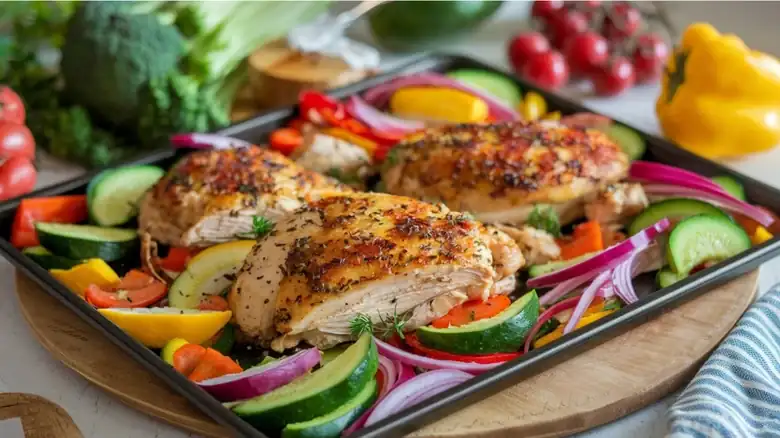 Las cenas de pollo al horno en bandeja deben formar parte de tu menú semanal