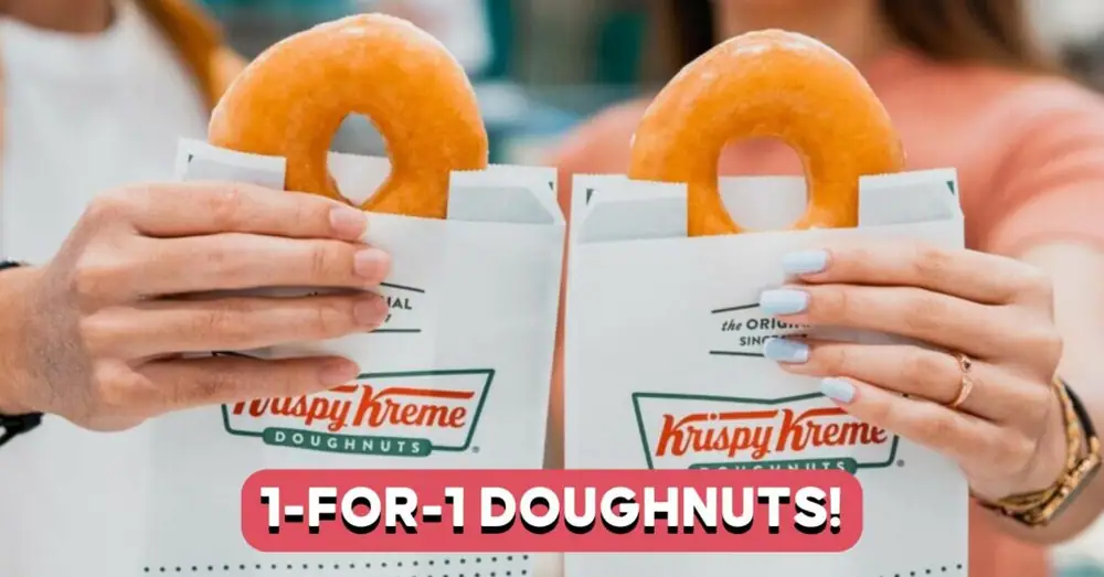 Krispy Kreme Has 1-For-1 Doughnuts On 7 June