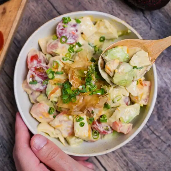 Japanese Style Avocado Egg Salad with Wasabi Mayo