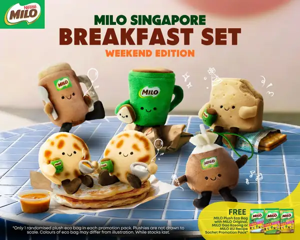 MILO Launches New Breakfast Set Plushies In 6 Exclusive Designs