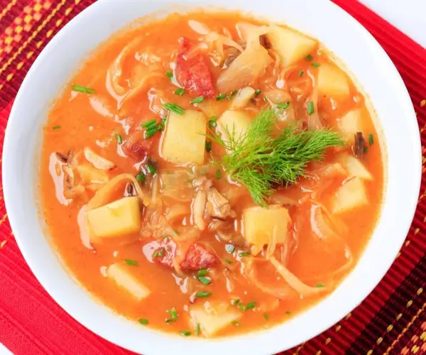 Zelňačka (Czech Sauerkraut Soup)